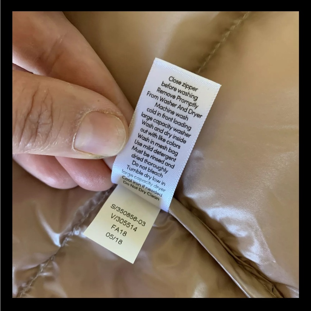 Athleta Women’s Banner Peak Goose Down Vest rose gold XS Puffer Outdoor 350856 - Picture 11 of 13
